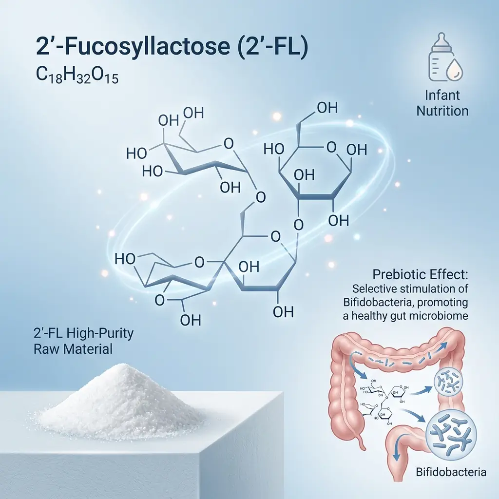 2′-FL 2′-Fucosyllactose HMO powder for infant formula