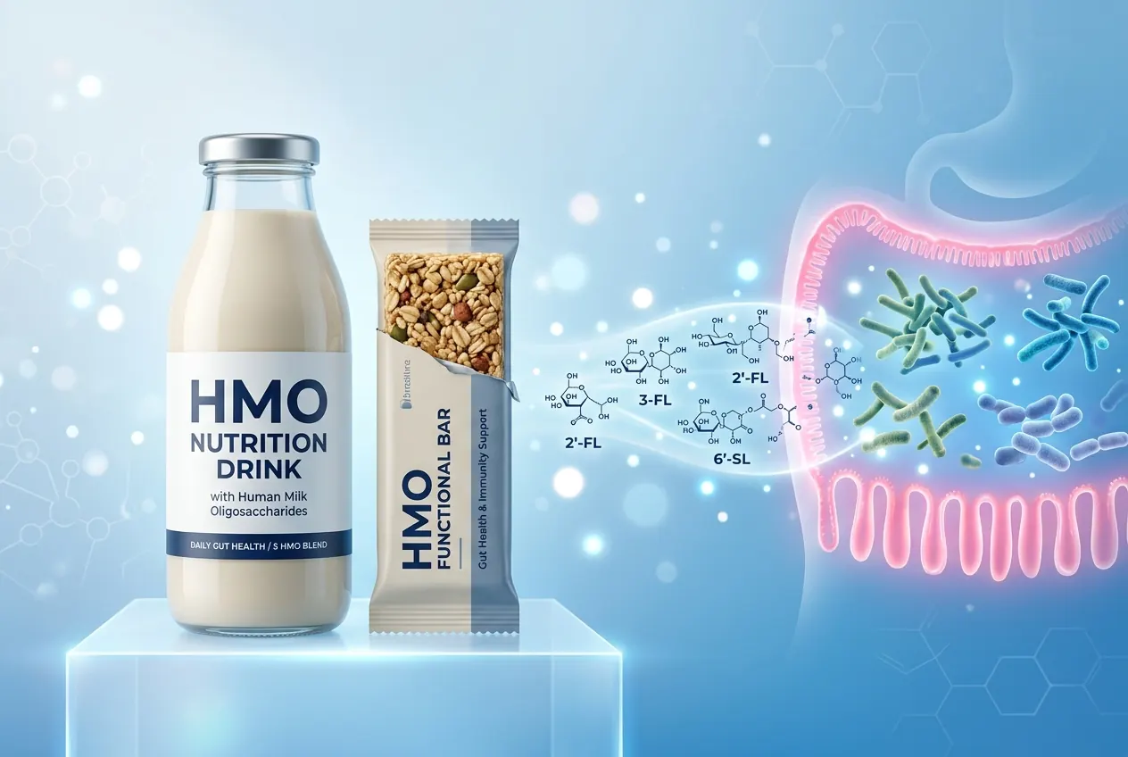 Functional nutrition drinks fortified with HMOs