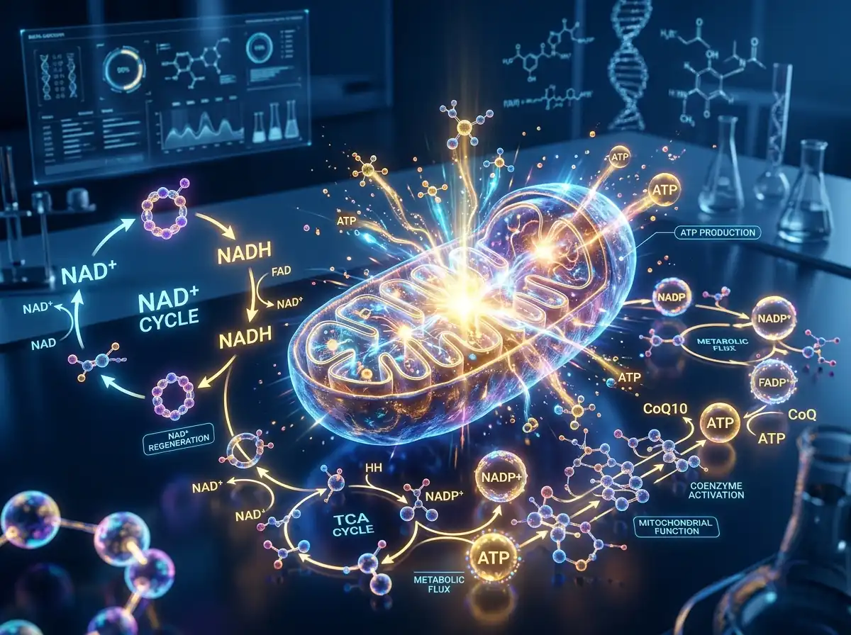 Scientific visualization of coenzymes